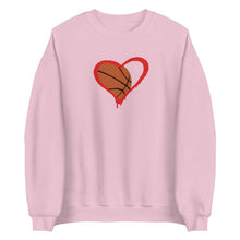 Load image into Gallery viewer, Ball Is Love - Center Print Sweatshirt - Common Grind Clothing
