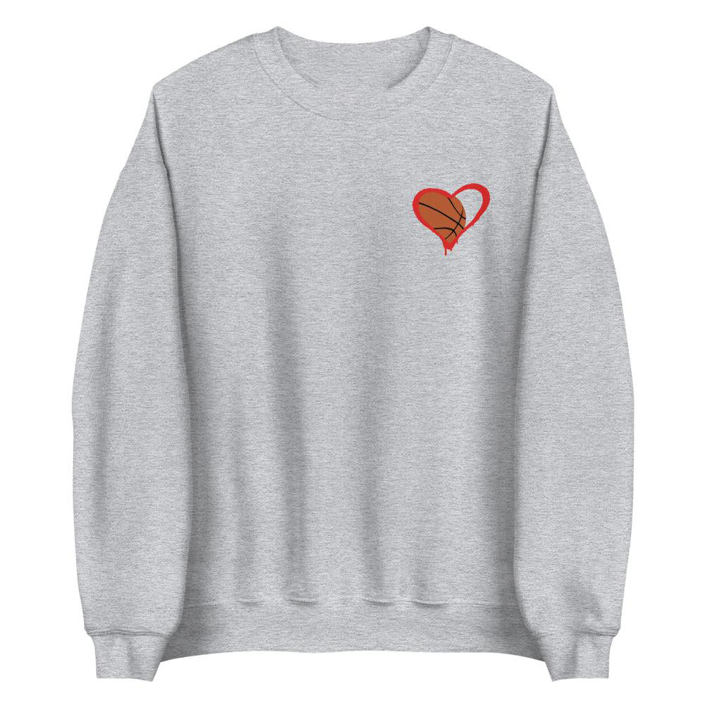 Ball Is Love - Chest Print Sweatshirt - Common Grind Clothing