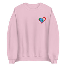 Load image into Gallery viewer, One World, One Heart - Chest Print Sweatshirt - Common Grind Clothing
