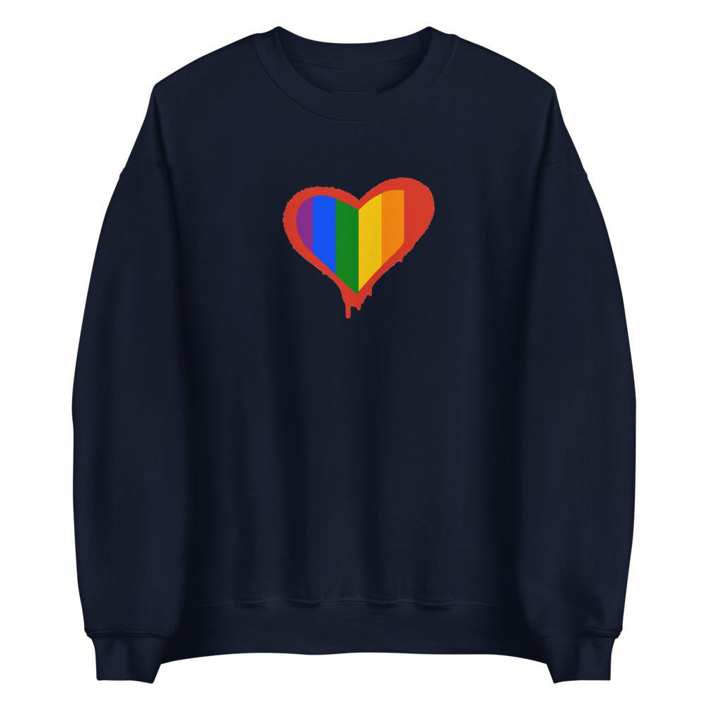 Power In Pride - Center Print Sweatshirt - Common Grind Clothing