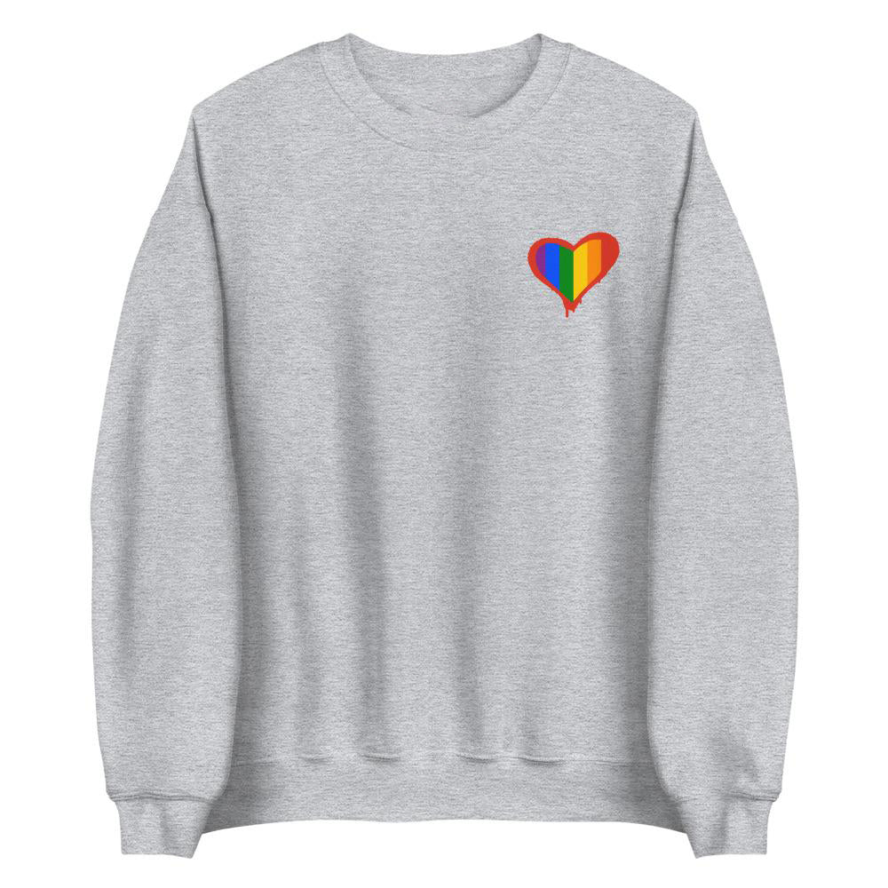 Power In Pride - Chest Print Sweatshirt - Common Grind Clothing