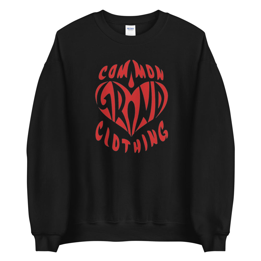 Groovy CGC - Center Print Sweatshirt - [Common Grind Clothing] - [Ethical Clothing]