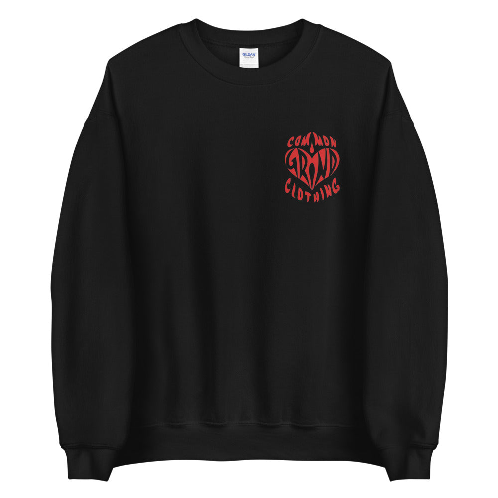 Groovy CGC - Chest Print Sweatshirt - [Common Grind Clothing] - [Ethical Clothing]