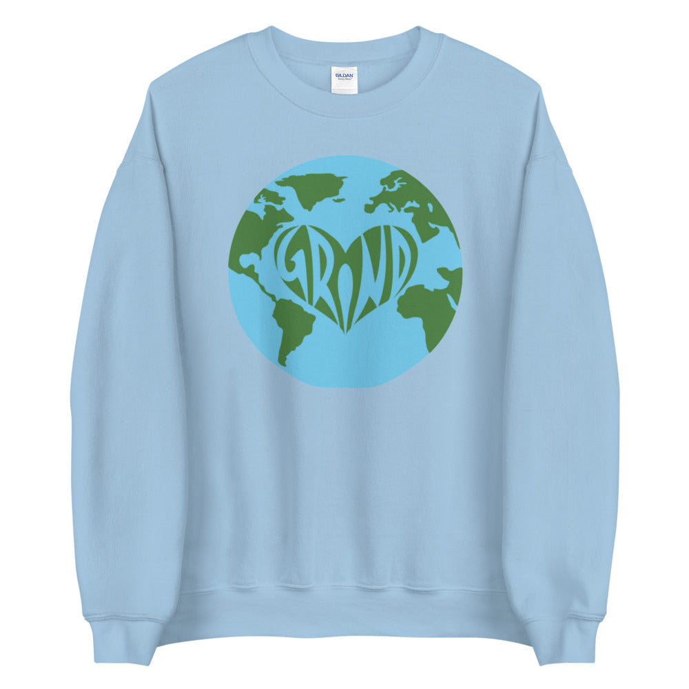 Global Grind - Center Print Sweatshirt - [Common Grind Clothing] - [Ethical Clothing]