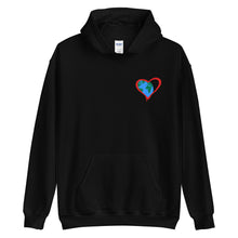 Load image into Gallery viewer, One World, One Heart - Chest Print Hoodie - Common Grind Clothing
