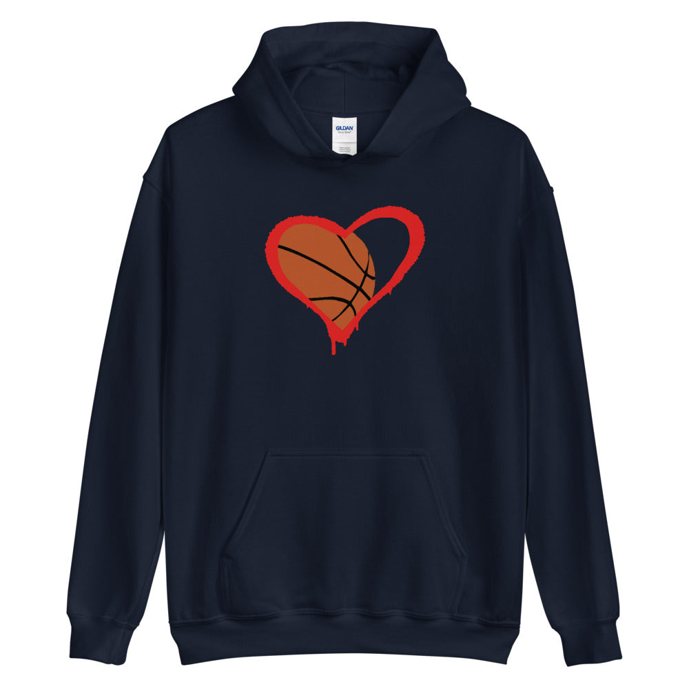 Ball is Love - Center Print Hoodie - Common Grind Clothing