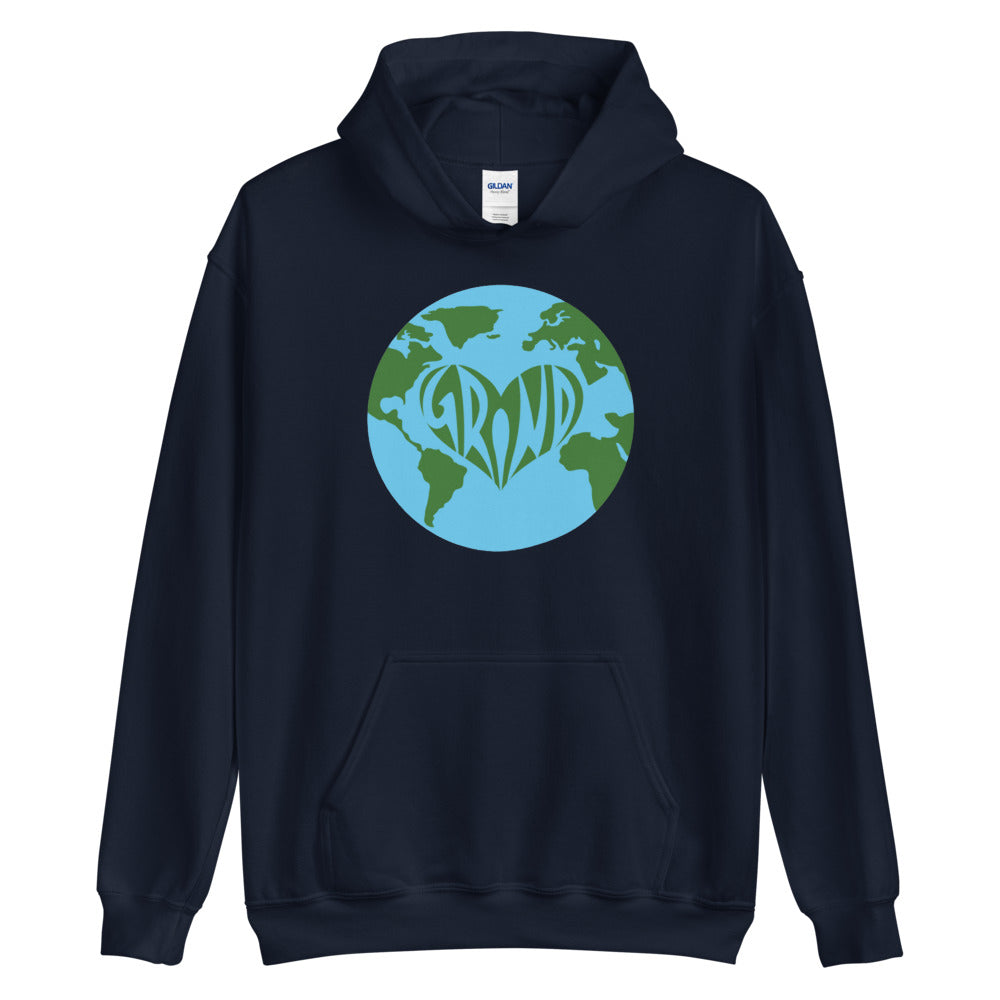 Global Grind - Center Print Hoodie - [Common Grind Clothing] - [Ethical Clothing]