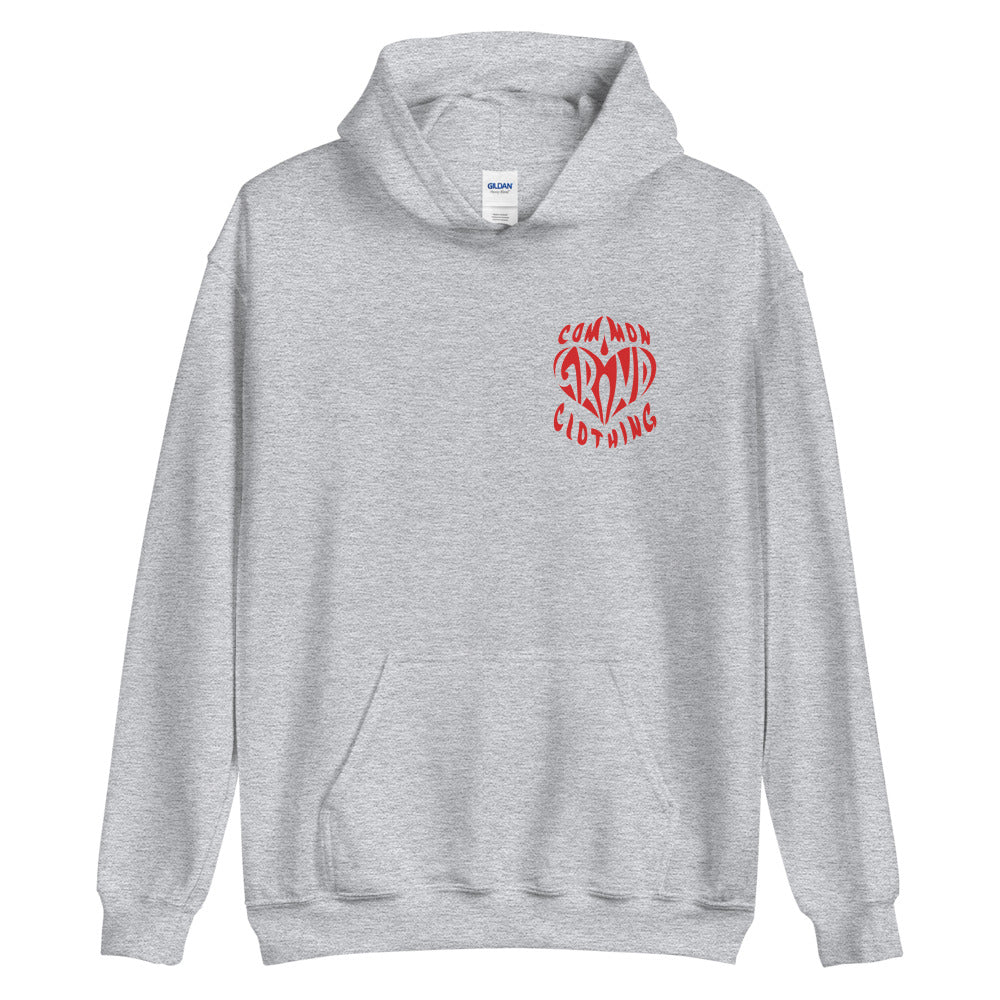 Groovy CGC - Chest Print Hoodie - [Common Grind Clothing] - [Ethical Clothing]