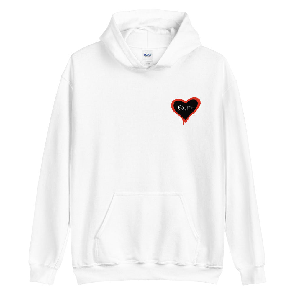 Equity For All - Chest Print Hoodie - Common Grind Clothing