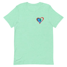Load image into Gallery viewer, One World, One Heart - Chest Print T-Shirt - [Common Grind Clothing] - [Ethical Clothing]
