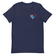 Load image into Gallery viewer, One World, One Heart - Chest Print T-Shirt - [Common Grind Clothing] - [Ethical Clothing]
