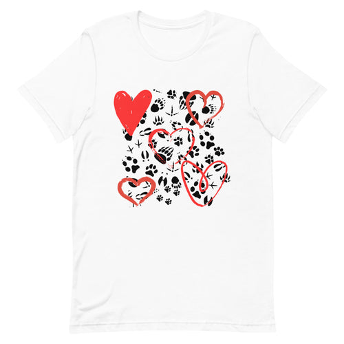 Hearts and Paws - T-Shirt - [Common Grind Clothing] - [Ethical Clothing]
